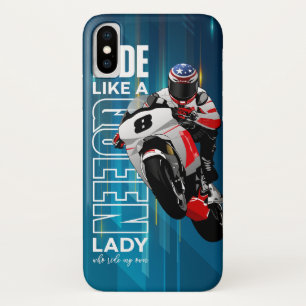 Ride Like a Queen   iPhone X Hülle