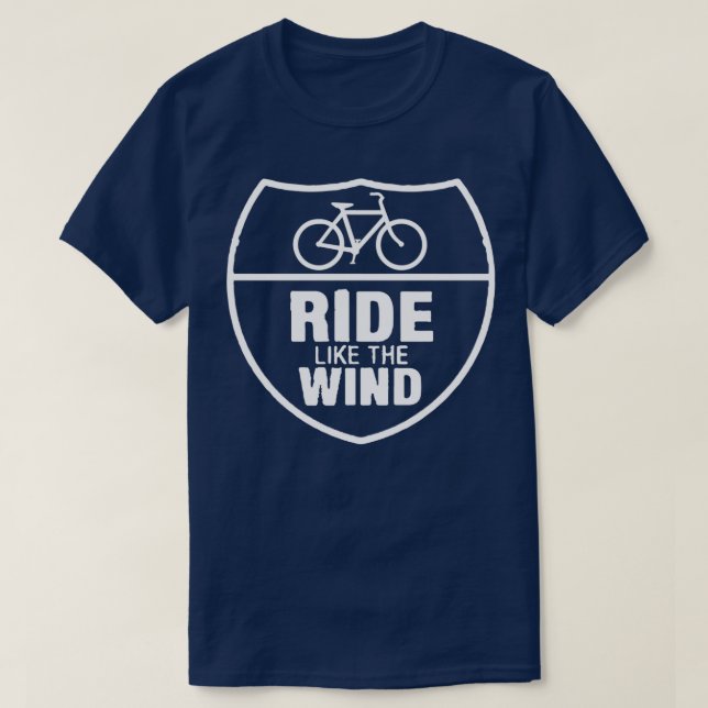 Ride Like the Wind  T-Shirt (Design vorne)