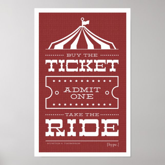 Ride Print Poster (Vorne)