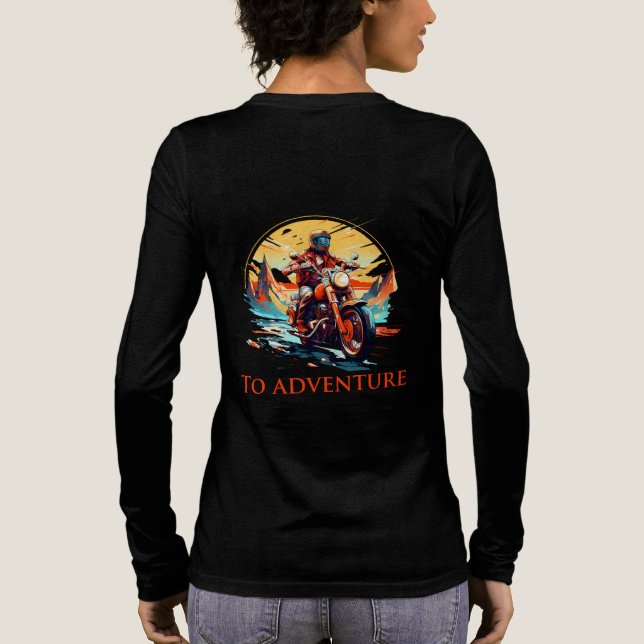 Ride to Adventure Tri-Blend Shirt (Rückseite)
