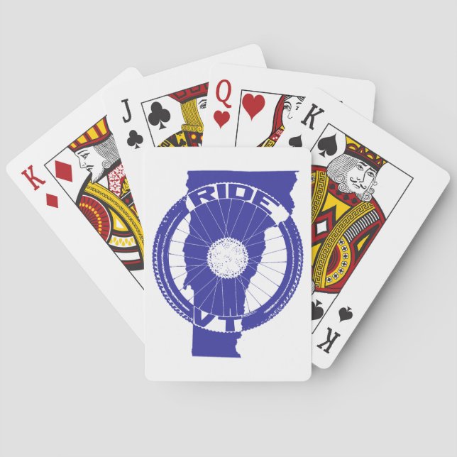 Ride Vermont Spielkarten (Rückseite)