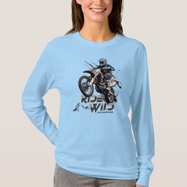 Ride Wild | Langschläfchen für Frauen T-Shirt (Vorderseite)