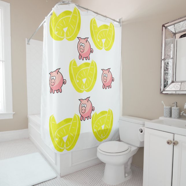 Rideau de douche (En situation)