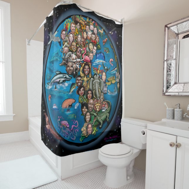 Rideau de douche (En situation)