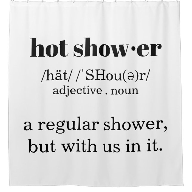 rideau de douche à définition Hot Shower (avec US) (Devant)