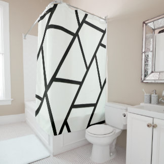 Rideau de douche à motif géométrique Abstrait