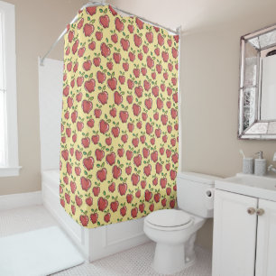 Rideau de douche à pomme frais