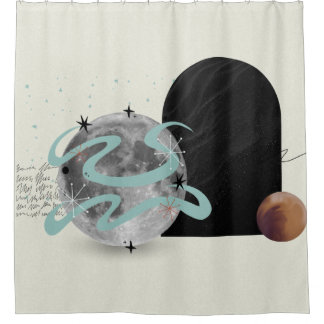 Rideau de douche Abstrait cosmique