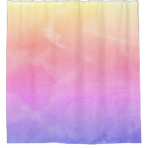 Rideau de douche Abstrait "Warm Sunrise"