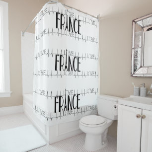 Rideau de douche Amour France
