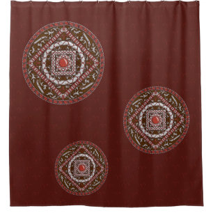 Rideau de douche Aries Mandala