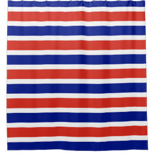 Rideau de douche avec drapeau du Costa Rica