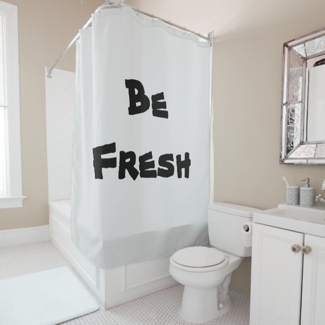 Rideau de douche Be Fresh (En situation)