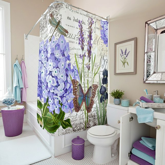 Rideau de douche botanique (Créateur téléchargé)