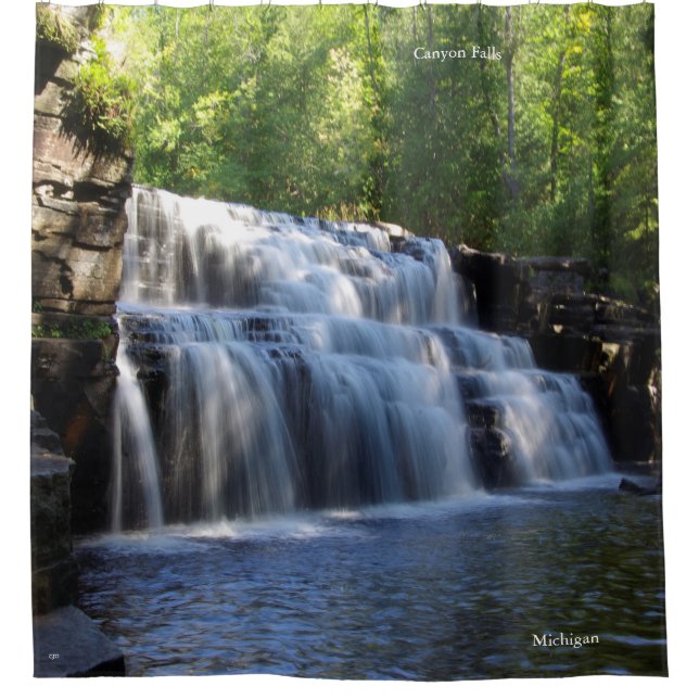 rideau de douche Canyon Falls (Devant)