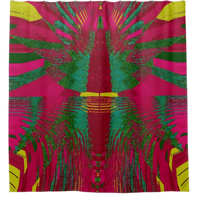Rideau de douche, Collection Rosalinda Aztec (Devant)