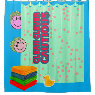 RIDEAU DE DOUCHE CUTE !