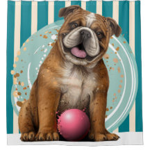 Rideau de douche de Bulldog