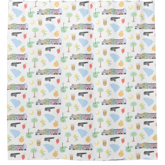 Rideau de douche de Caroline du Sud (Devant)