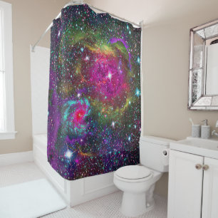 Rideau de douche de champ étoile atmosphérique