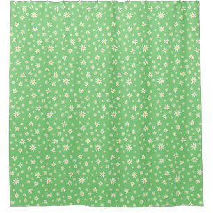 Rideau de douche de couleur verte