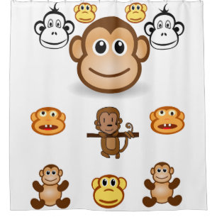 Rideau de douche de Gorilla
