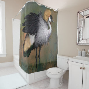 Rideau de douche de grue