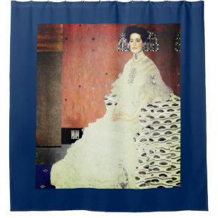 RIDEAU DE DOUCHE DE GUSTAV KLIMT EN BLEU