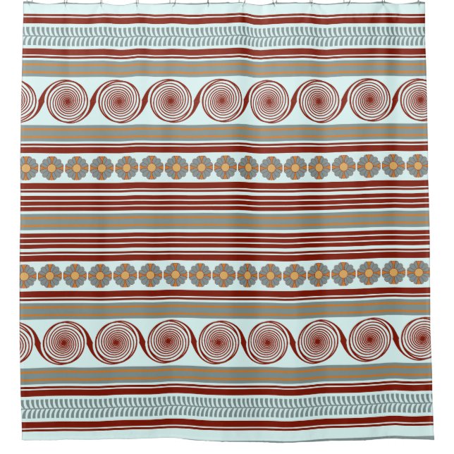 Rideau de douche de la mer Egée (Devant)