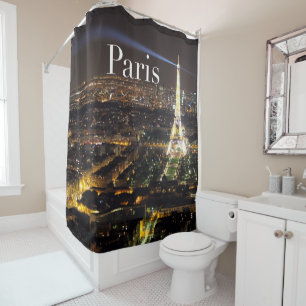 Rideau de douche de la tour Paris Très Chic Eiffe