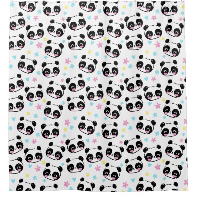 Rideau de douche de l'ours Panda (Devant)