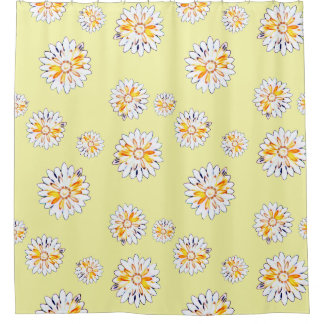 Rideau de douche de marguerite