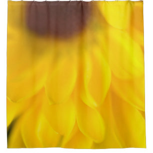 Rideau de douche de marguerite jaune
