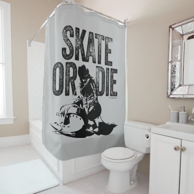 Rideau De Douche De Patinage Ou De Mort (Hockey) (En situation)