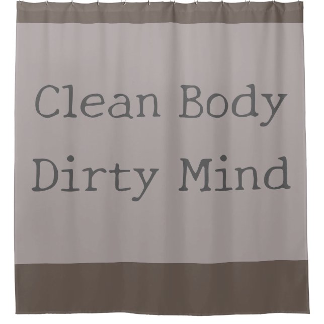 Rideau de douche de salle de bain amusant (Devant)