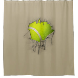Rideau de douche de tennis Torn