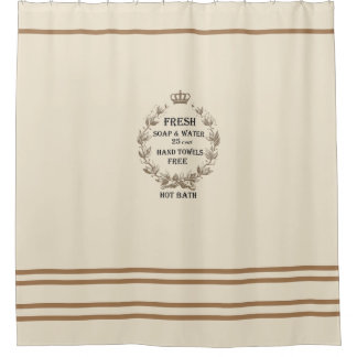 Rideau de douche d'inspiration française