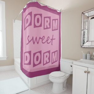 rideau de douche "Dorm Sweet Dorm"