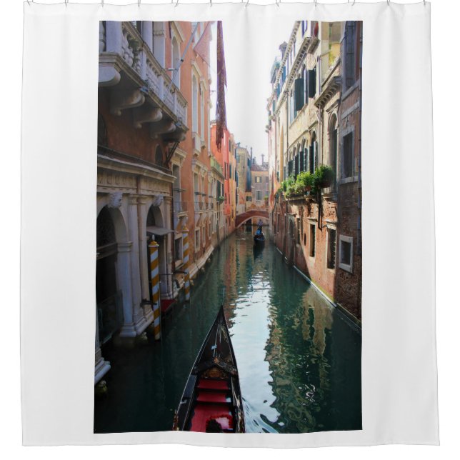 rideau de douche du canal de Venise (Devant)