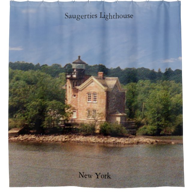 rideau de douche du phare de Saugerties (Devant)
