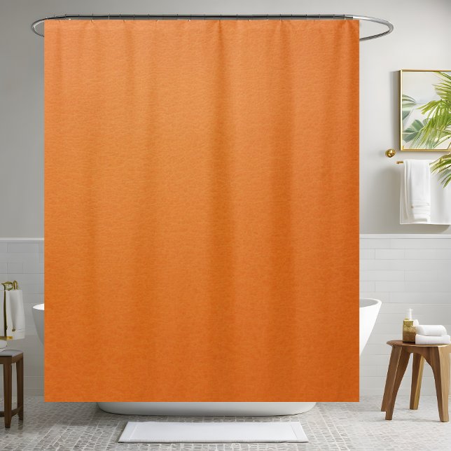 Rideau de douche en cuir orange (Créateur téléchargé)