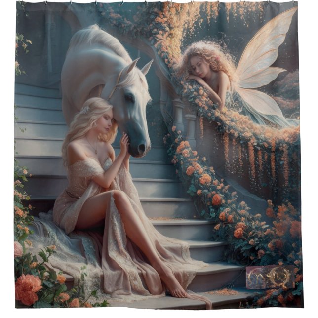 rideau de douche "Ethereal Bond" (Devant)