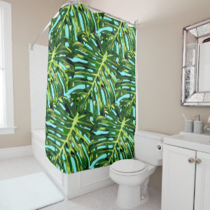 Rideau de douche Feuille tropical
