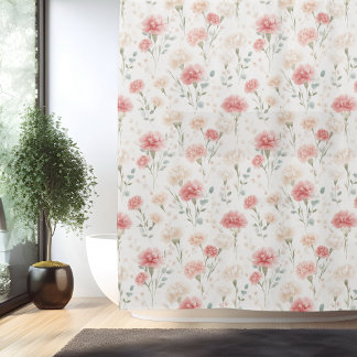 Rideau de Douche Fleur de Naissance Jan Œillet