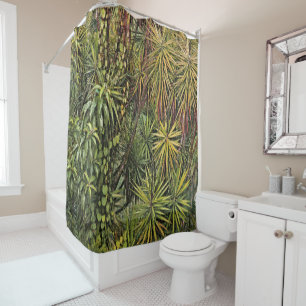 RIDEAU DE DOUCHE, "FORÊT DE PLUIE"