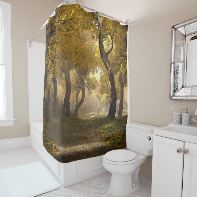Rideau de douche Goldenwalk (En situation)