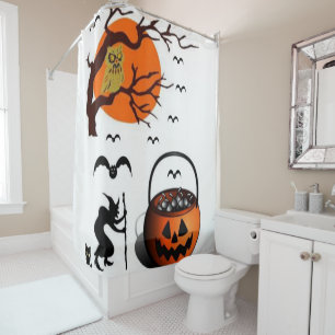 Rideau de douche Halloween