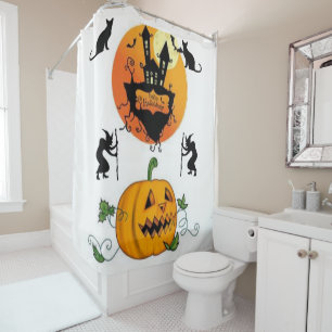 Rideau de douche Halloween