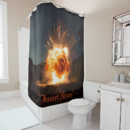 Rideau de douche Inferno