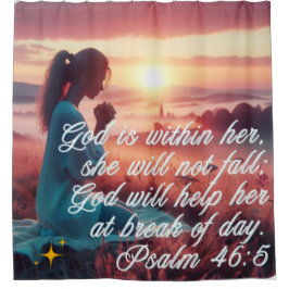 Rideau de douche 'Inspirant Faith'